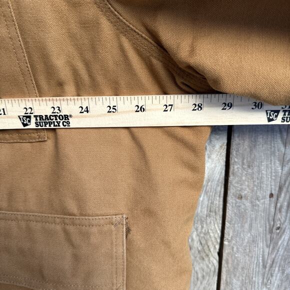 Vintage Carhartt Siberian Parka Jacket Mens 2XL Brown Quilt Lined Hooded 90s - Picture 8 of 9